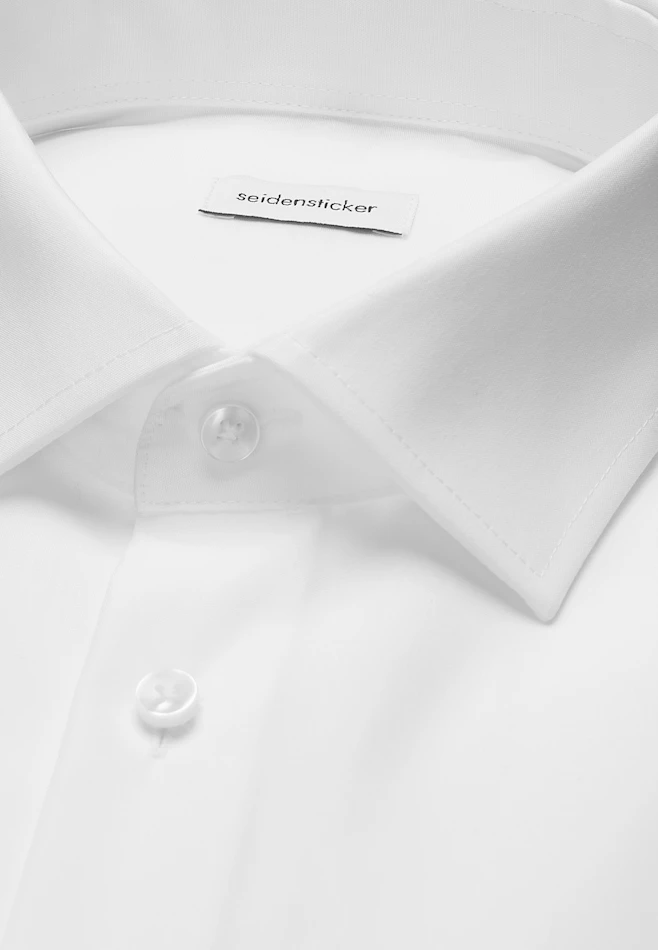 Regular Chemise d'affaires Uni dans Blanc | Boutique en ligne Seidensticker