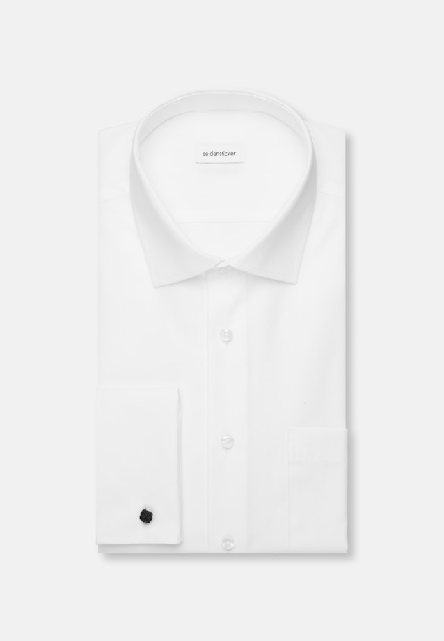 Regular Business Hemd Uni in Weiß |  Seidensticker Onlineshop