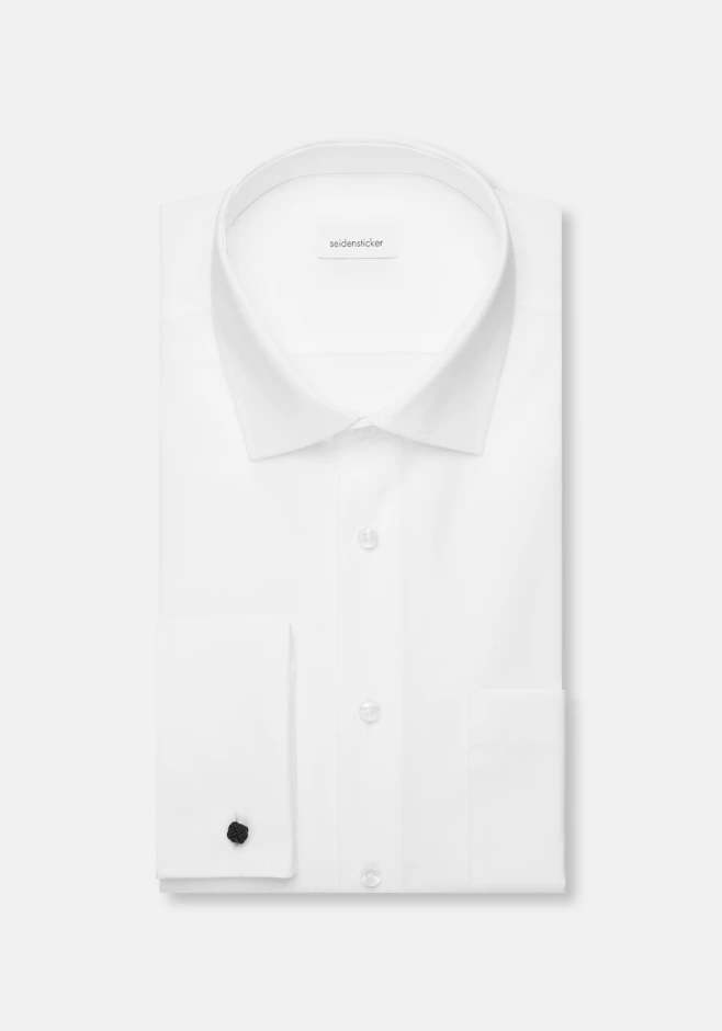 Regular Chemise d'affaires Uni dans Blanc | Boutique en ligne Seidensticker