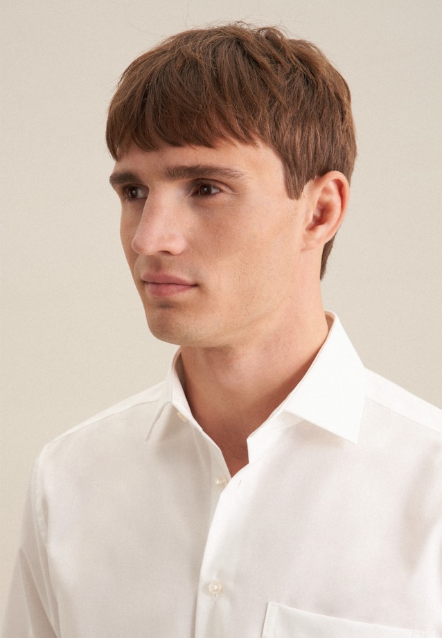 Regular Business Hemd Uni in Ecru |  Seidensticker Onlineshop