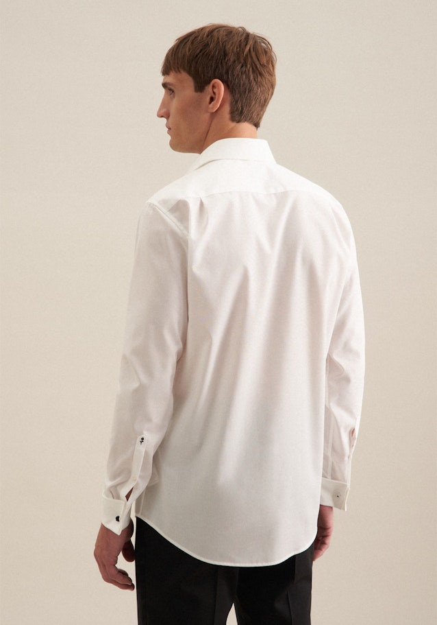 Regular Chemise Business Uni in Ecru | Seidensticker Onlineshop