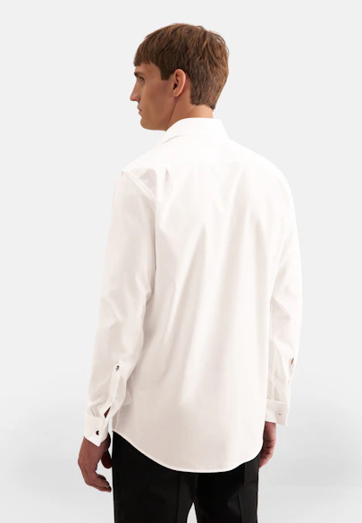 Regular Business shirt Uni in Ecru |  Seidensticker Onlineshop