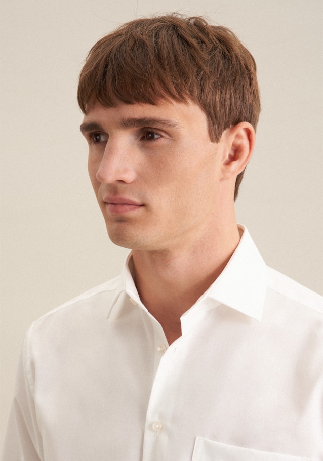 Regular Chemise Business Uni in Ecru | Seidensticker Onlineshop
