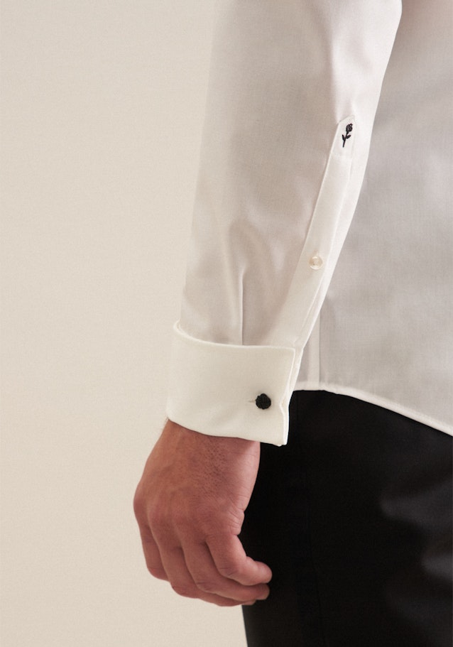 Regular Chemise Business Uni in Ecru | Seidensticker Onlineshop