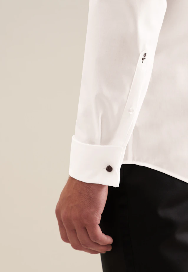 Regular Business Hemd Uni in Ecru |  Seidensticker Onlineshop