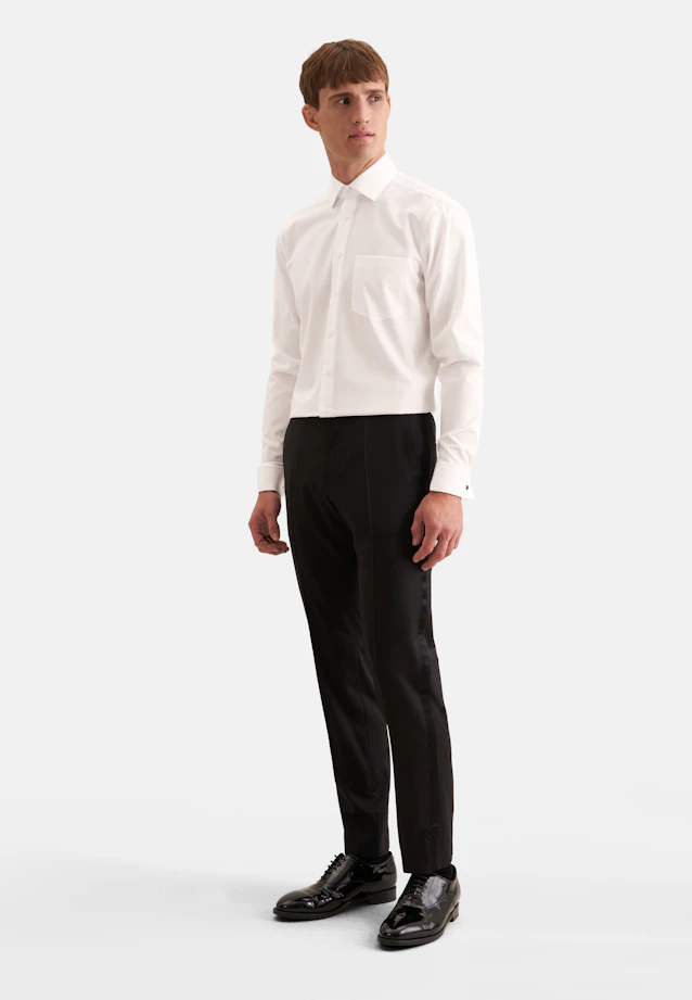 Regular Business shirt Uni in Ecru |  Seidensticker Onlineshop