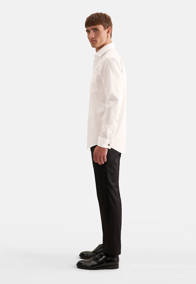 Regular Business shirt Uni in Ecru |  Seidensticker Onlineshop