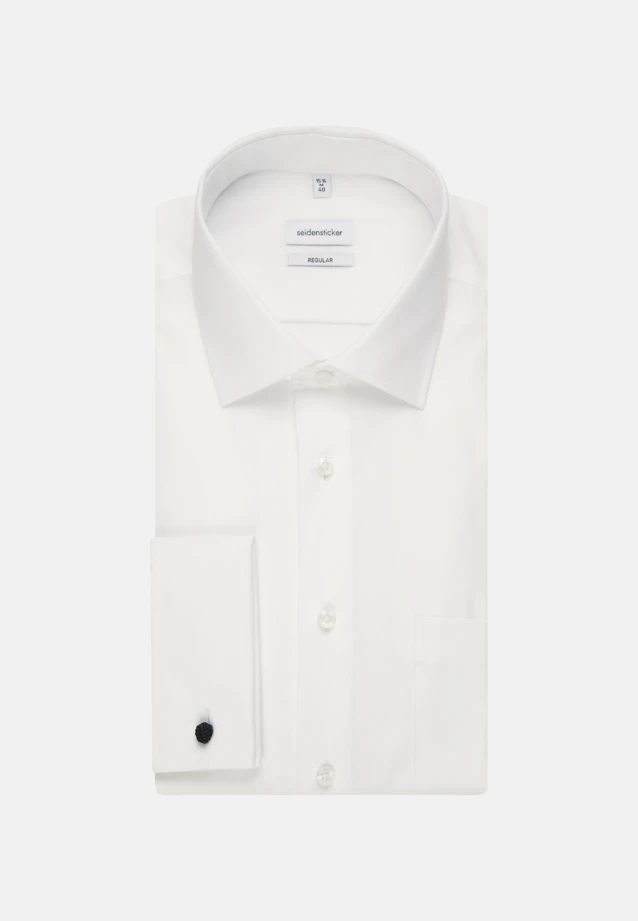 Regular Business shirt Uni in Ecru |  Seidensticker Onlineshop
