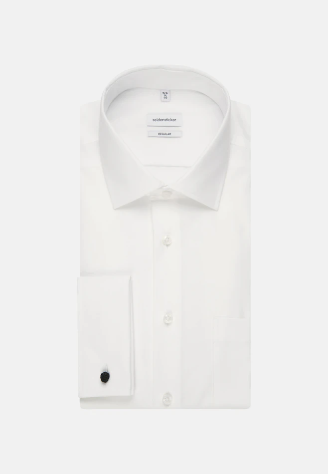 Regular Business shirt Uni in Ecru | Seidensticker online shop