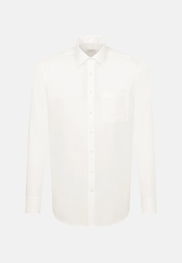 Regular Business shirt Uni in Ecru |  Seidensticker Onlineshop