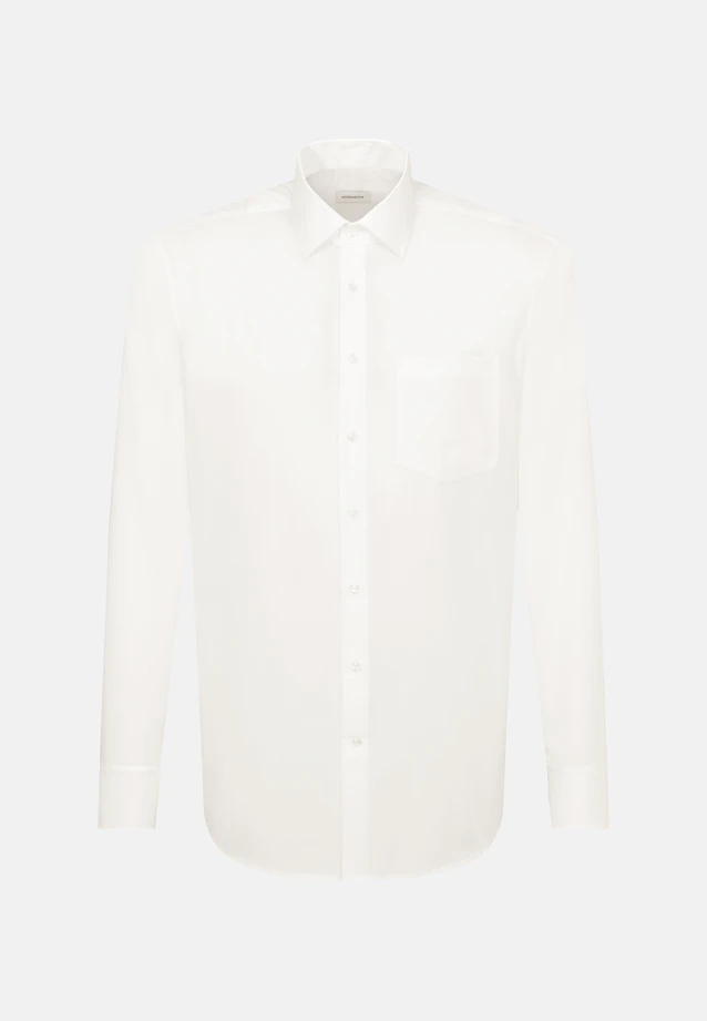 Regular Business shirt Uni in Ecru |  Seidensticker Onlineshop