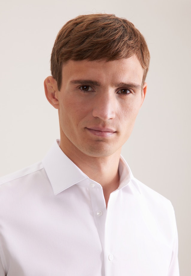 Slim Chemise d'affaires Uni in Blanc |  Seidensticker Onlineshop