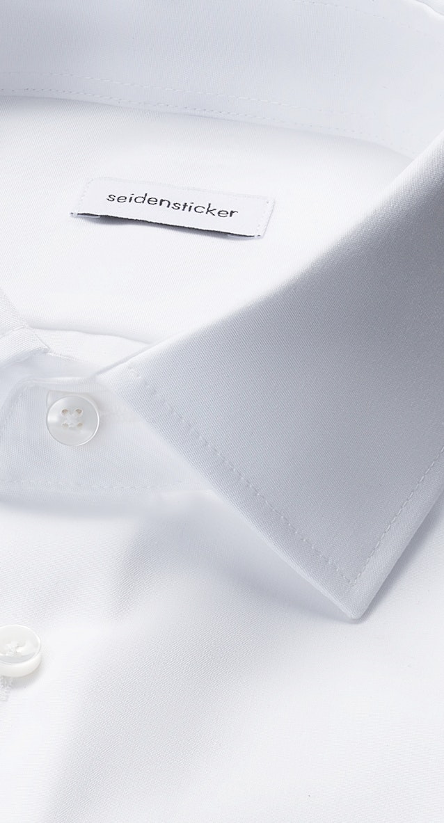Slim Business Hemd Uni in Weiß |  Seidensticker Onlineshop