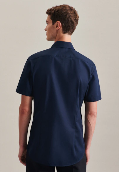 Slim Business Hemd Uni in Dunkelblau |  Seidensticker Onlineshop