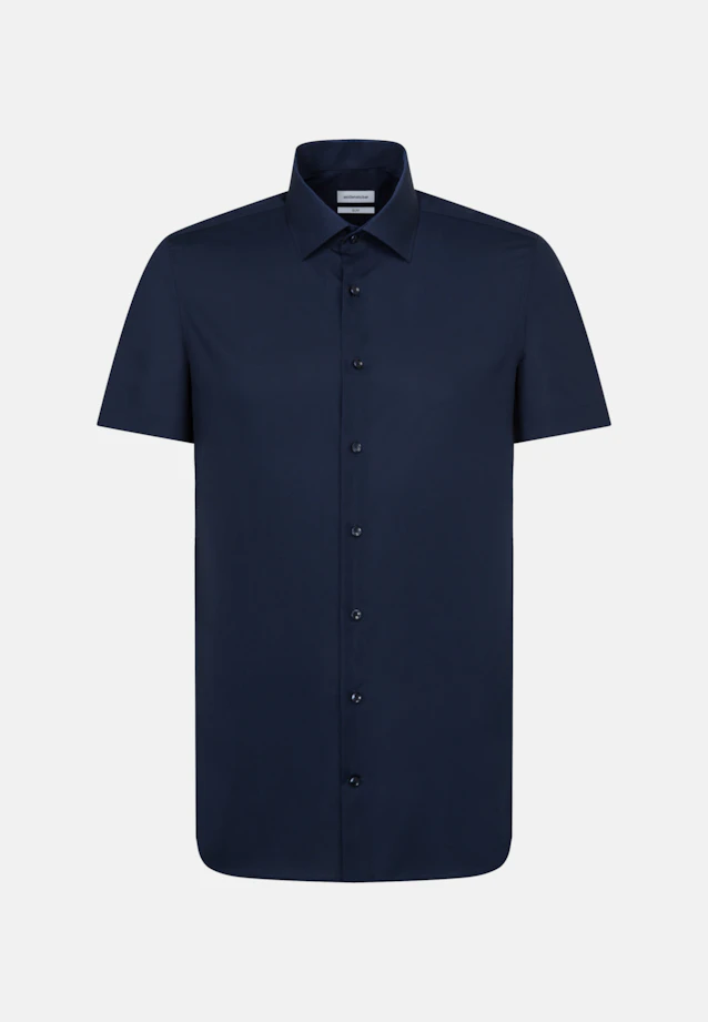 Slim Business Hemd Uni in Dunkelblau |  Seidensticker Onlineshop