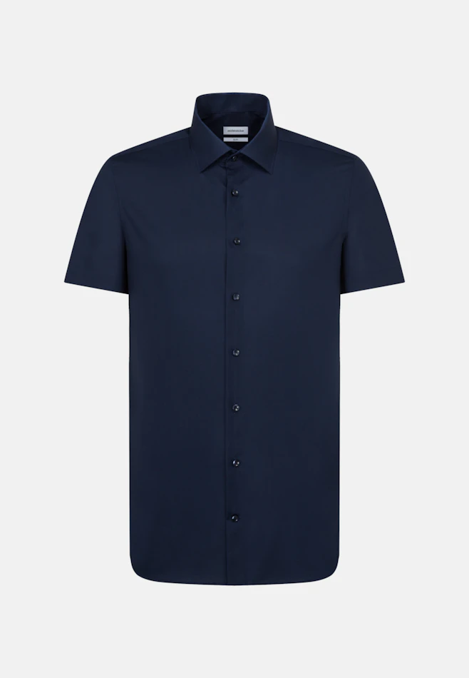 Slim Business Hemd Uni in Dunkelblau | Seidensticker Onlineshop