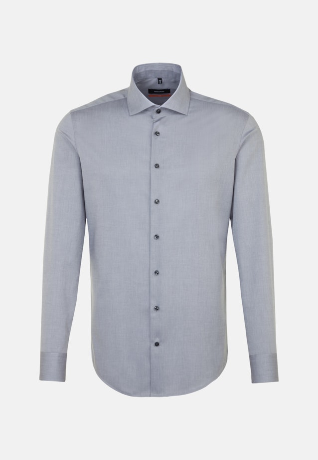 Slim Business Hemd Uni in Grau |  Seidensticker Onlineshop