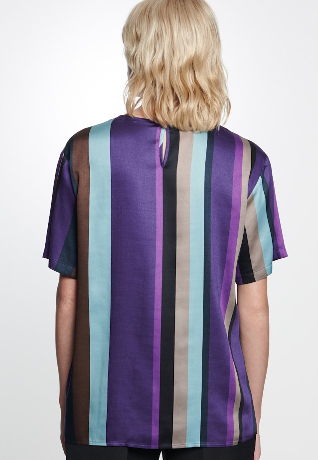 Shirt Blouse Stripes in Purple |  Seidensticker Onlineshop
