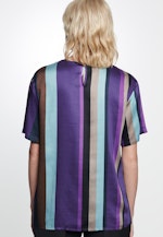 Shirt Blouse Stripes in Purple |  Seidensticker Onlineshop