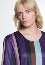 Shirt Blouse Stripes in Purple |  Seidensticker Onlineshop
