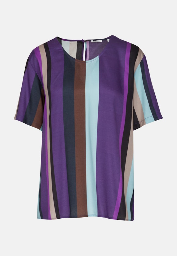 Shirt Blouse Stripes in Purple |  Seidensticker Onlineshop