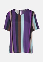 Shirt Blouse Stripes in Purple |  Seidensticker Onlineshop