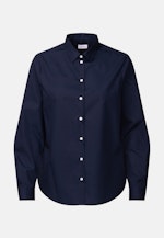 Poplin Shirt Blouse in Dark Blue |  Seidensticker Onlineshop