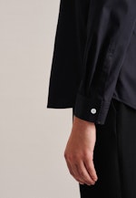 Chemisier uni in Noir |  Seidensticker Onlineshop