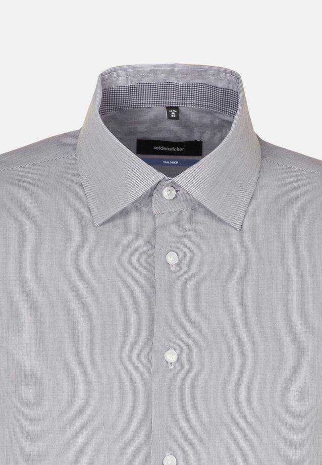 Bügelfreies Popeline Business Hemd in Shaped mit Kentkragen in Grau |  Seidensticker Onlineshop