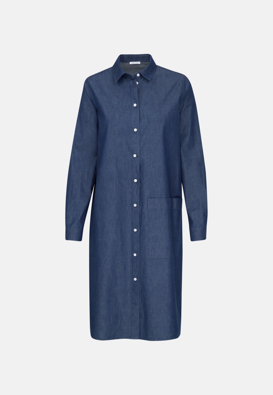 Denim Midi Kleid in Dunkelblau |  Seidensticker Onlineshop