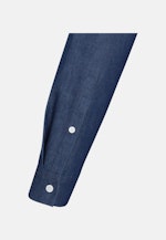 Robe Regular Manche Longue in Bleu Foncé |  Seidensticker Onlineshop