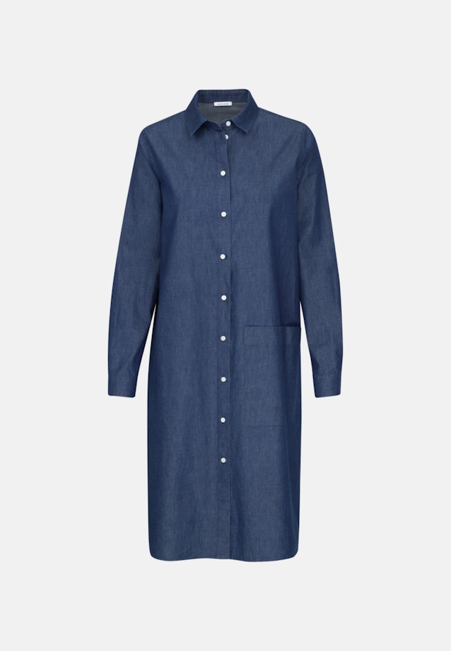 Collar Dress in Dark Blue |  Seidensticker Onlineshop