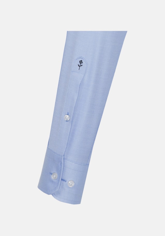 Chemise Business Regular Twill (sergé) Col Kent in Bleu Clair |  Seidensticker Onlineshop