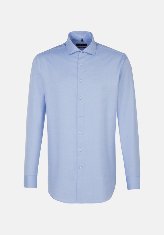 Easy-iron Twill Business Shirt in Regular with Kent-Collar in Light Blue |  Seidensticker Onlineshop