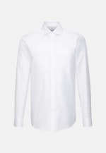 Regular Business Shirt Plain in White |  Seidensticker Onlineshop