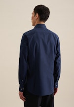 Slim Business Hemd Uni in Dunkelblau |  Seidensticker Onlineshop