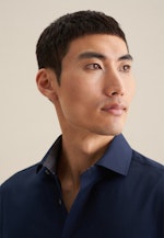 Slim Business Hemd Uni in Dunkelblau |  Seidensticker Onlineshop