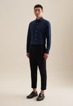Slim Business Hemd Uni in Dunkelblau |  Seidensticker Onlineshop