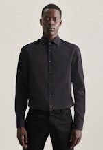 Slim Business Hemd Uni in Schwarz |  Seidensticker Onlineshop