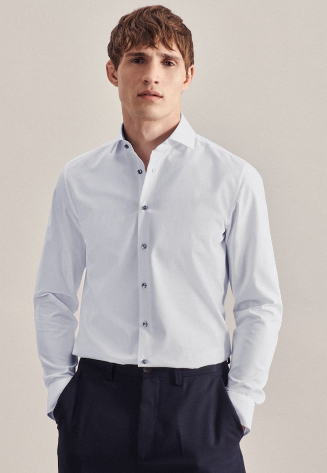 Slim Chemise d'affaires Uni dans Blanc | Boutique en ligne Seidensticker
