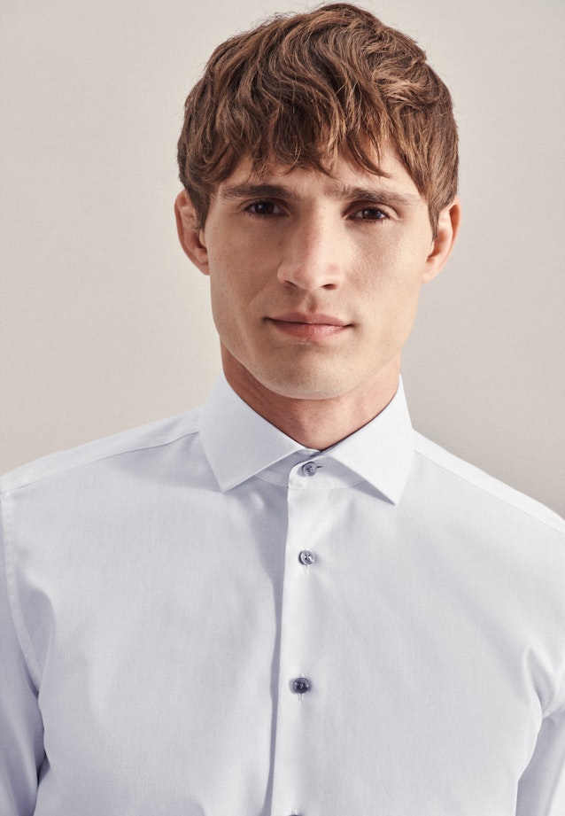 Slim Business Hemd Uni in Weiß |  Seidensticker Onlineshop