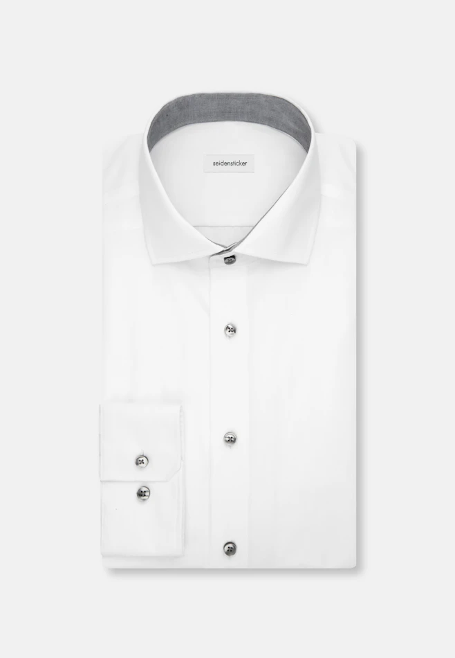 Slim Chemise d'affaires Uni dans Blanc | Boutique en ligne Seidensticker