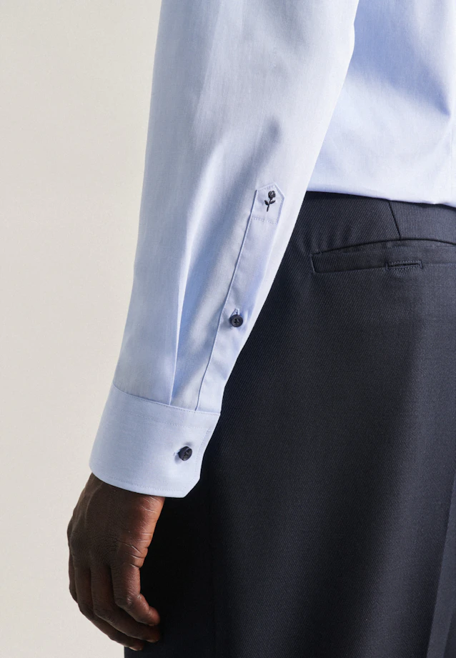 Slim Chemise d'affaires Uni in Bleu Clair |  Seidensticker Onlineshop