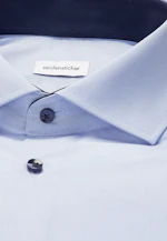 Slim Chemise d'affaires Uni in Bleu Clair |  Seidensticker Onlineshop
