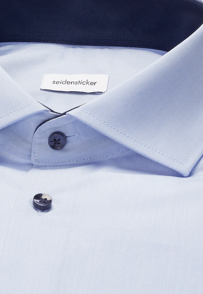 Slim Chemise d'affaires Uni dans Bleu Clair | Boutique en ligne Seidensticker