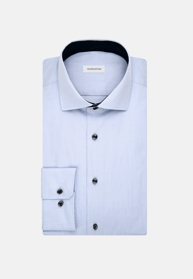 Slim Chemise d'affaires Uni dans Bleu Clair | Boutique en ligne Seidensticker