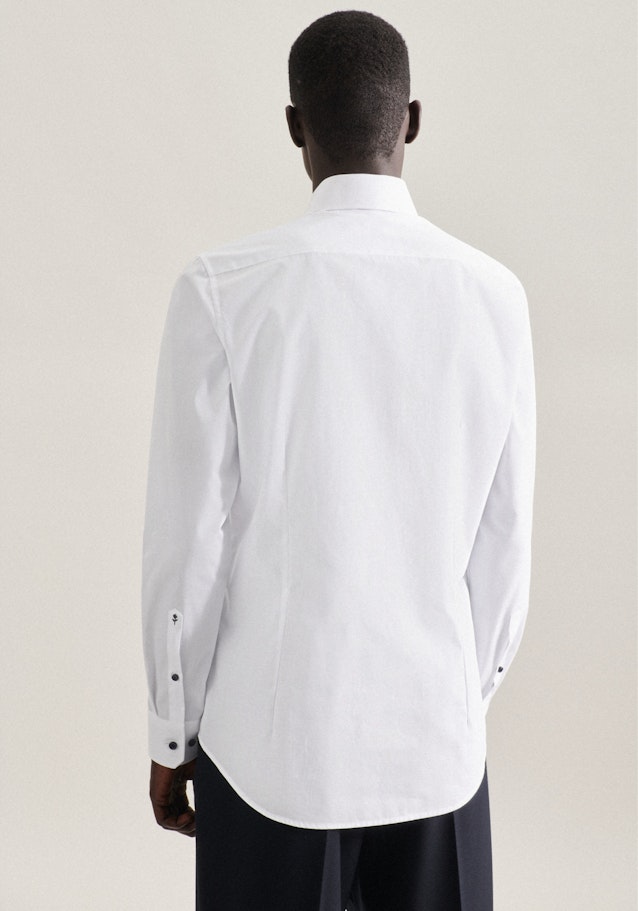 Slim Chemise d'affaires Uni in Blanc | Seidensticker Onlineshop