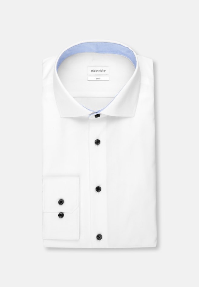 Slim Business Hemd Uni in Weiß | Seidensticker Onlineshop