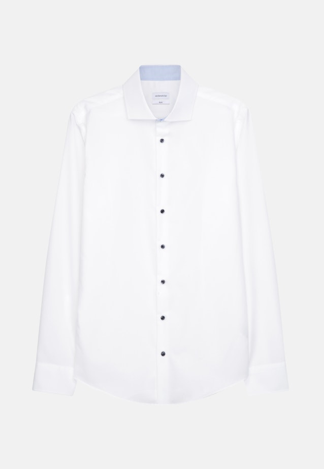 Slim Chemise d'affaires Uni in Blanc |  Seidensticker Onlineshop