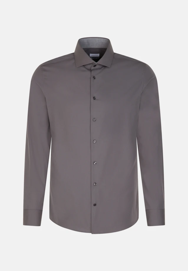 Slim Business shirt Uni in Grey |  Seidensticker Onlineshop